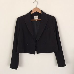 Anthropologie silence + noise cropped jacket, XS